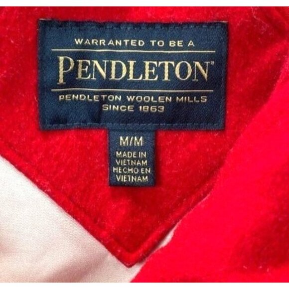 Pendleton Women's Red Wool Blend Mid-Length Coat Size M - Picture 2 of 5